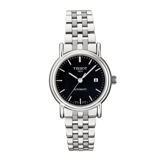Tissot T95.1.183.51 : Carson Automatic 27 Stainless Steel / Black / Bracelet