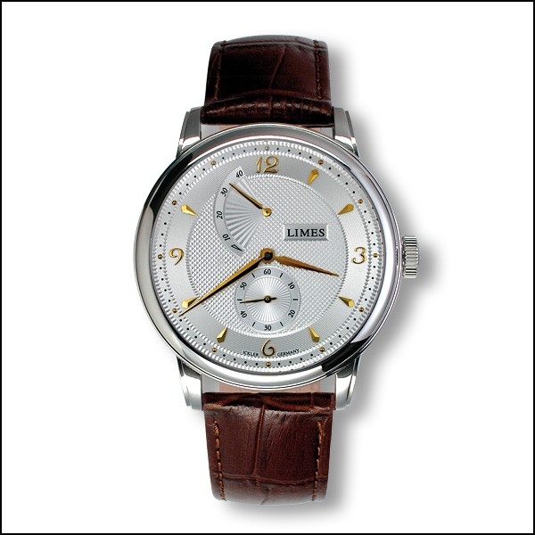 Limes U6282C-LHR1.2 : Pharo Hand wound - Two-tone / brown leather strap