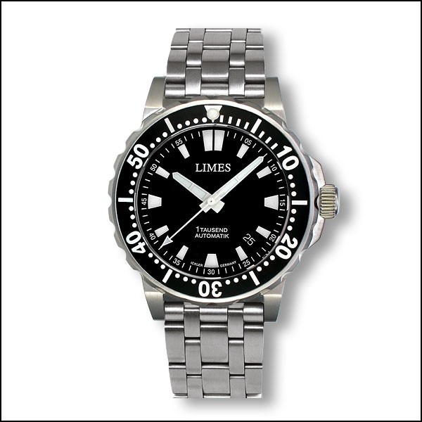 Limes U8787B-LA2.1 : 1Tausend Automatic - steel bracelet
