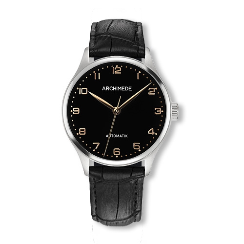 Archimede UA4929-A3.41 : Klassik 36 TwoTone / Black / Black Leather