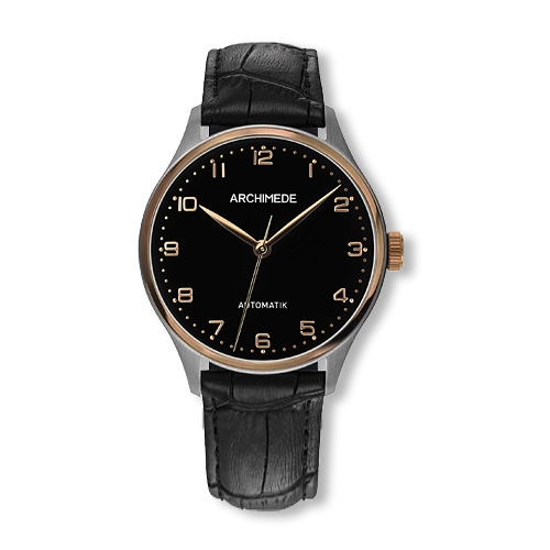 Archimede UA4929-A3.41-EG5 : Klassik 36 TwoTone / Black / Black Leather