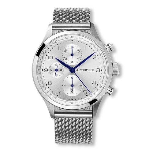 Archimede UA7939BM-C2.41 : Klassik Chronograph Stainless Steel / Silver / Bracelet