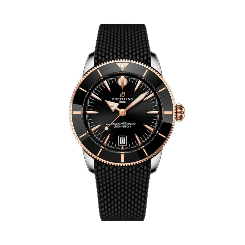 Breitling UB3111241B1S1 : Superocean Heritage B31 Automatic 42 Stainless Steel - Red Gold / Black / Rubber