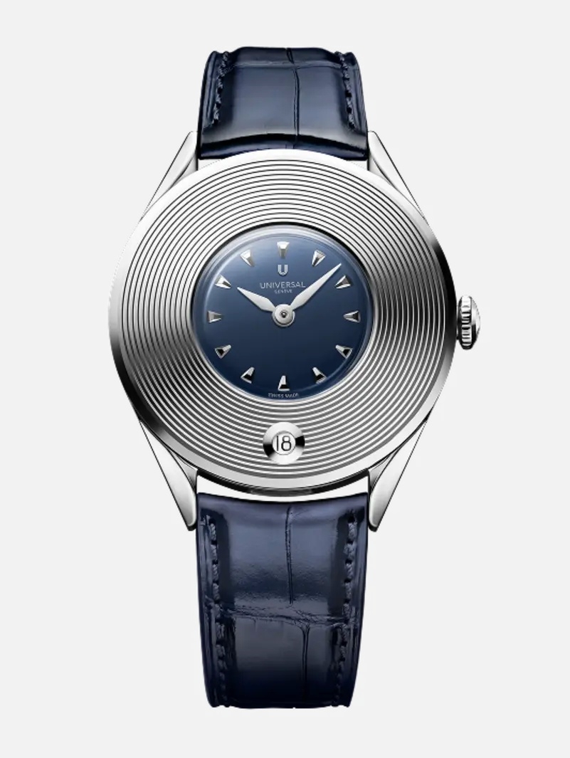 Universal Geneve UGDI002 : Dioramic Signature Stainless Steel / Blue