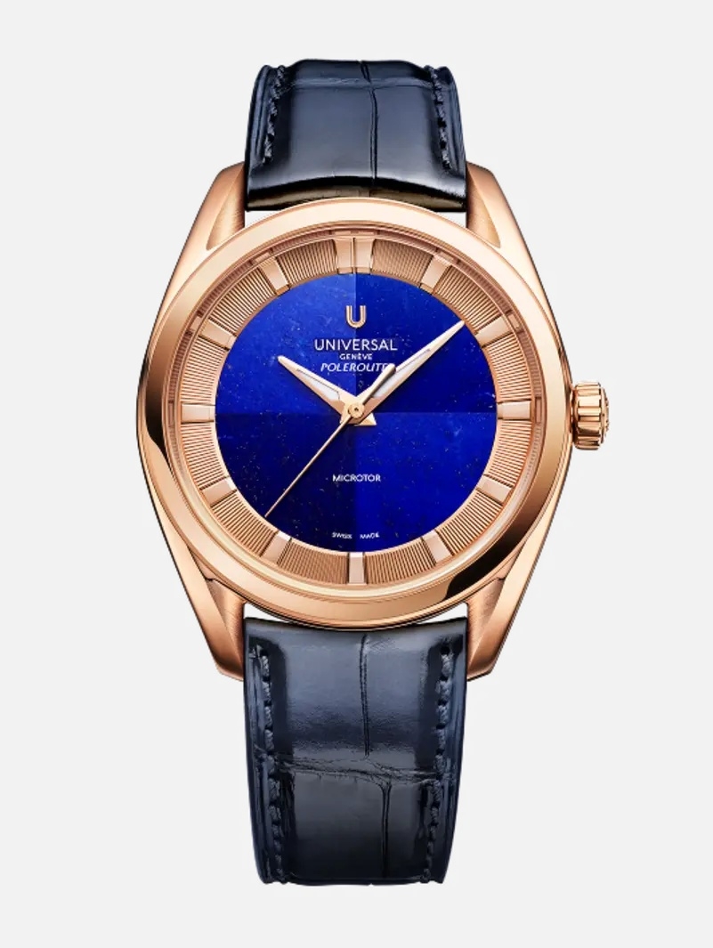 Universal Geneve UGPO005 : Polerouter Hardstone Rose Gold / Lapis Lazuli