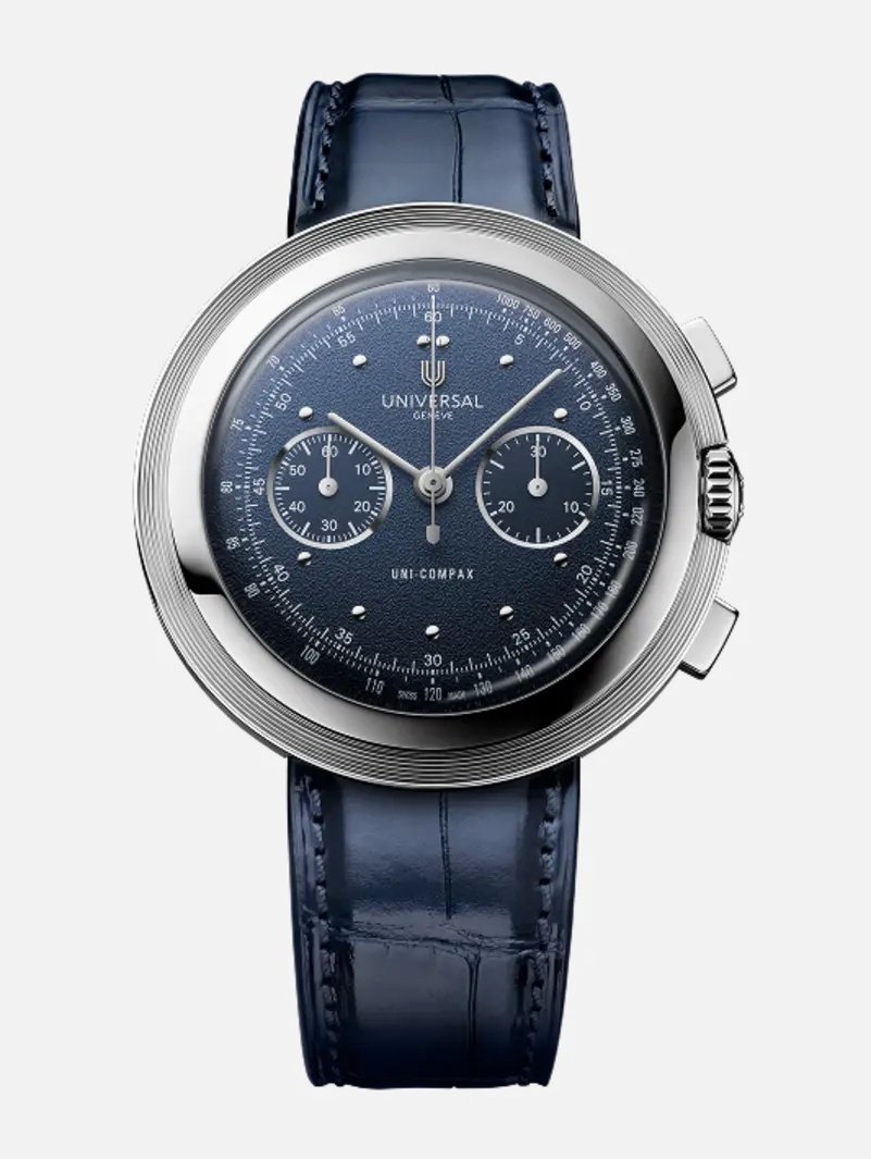Universal Geneve UGUC002 : Disco Volante Signature Stainless Steel / Blue
