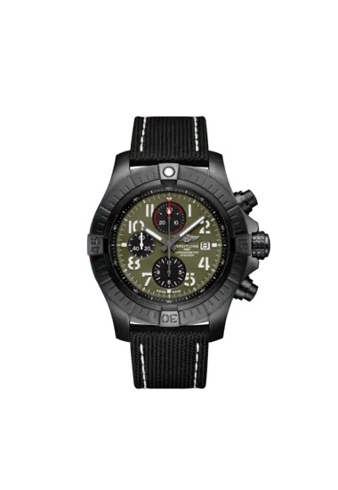 Breitling V133751A1L1X1 : Avenger Chronograph 48 Night Mission / Green / Military / Pin