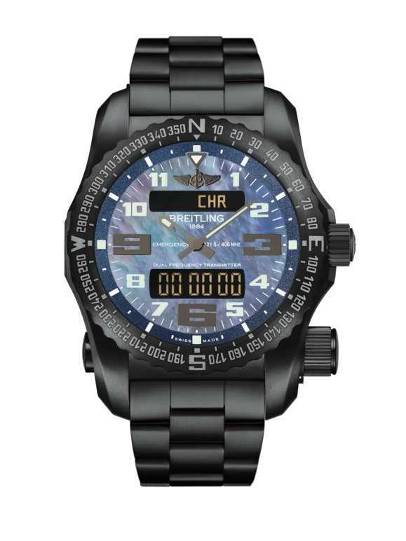 Breitling V7632519/C931/159V : Emergency II Night Mission / Blue Mother-of-Pearl / Bracelet
