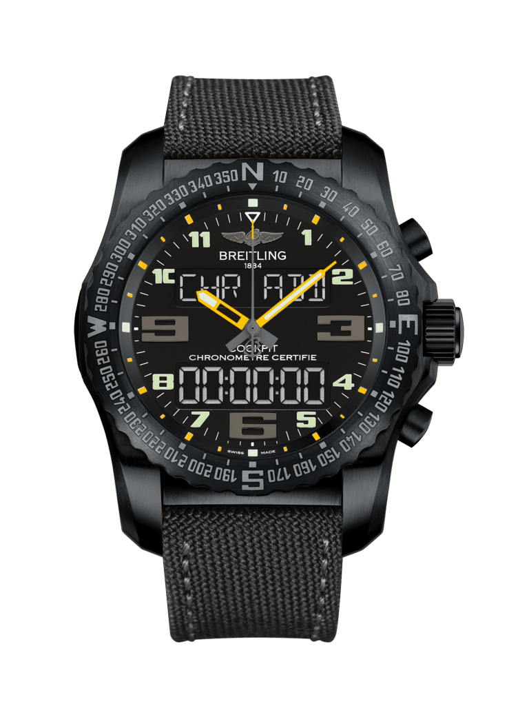 Breitling VB5010A4/BD41/100W/M20BASA.1 : Cockpit B50 Night Mission / Black-Yellow / Military / Pin