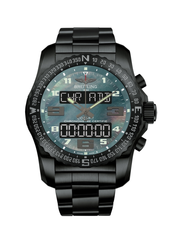 Breitling VB5010D3/L530/176V : Cockpit B50 Night Mission / Green MOP / Bracelet