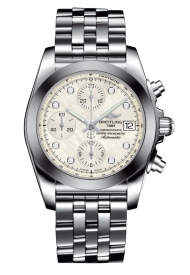Breitling W1331012/A776/385A : Chronomat 38 SleekT Pearl Diamond