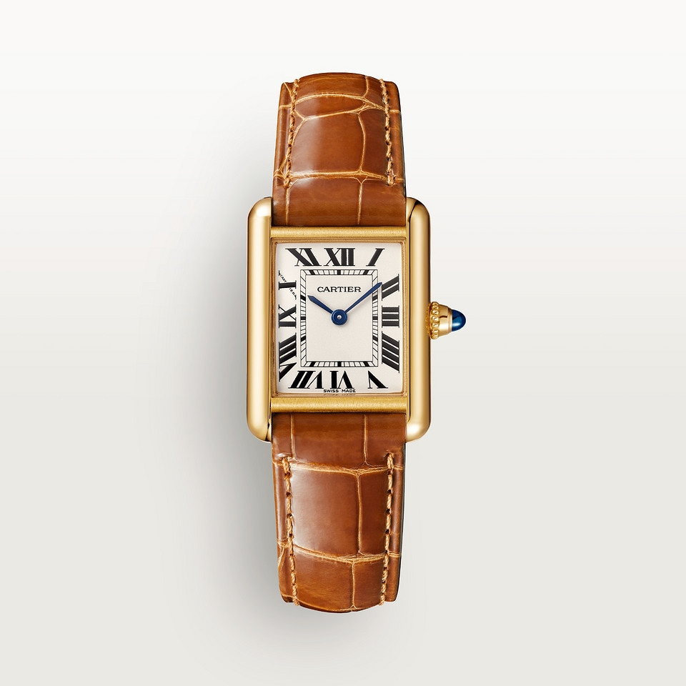 Cartier W1529856 : Tank Louis Cartier Small Quartz Yellow Gold / Silver