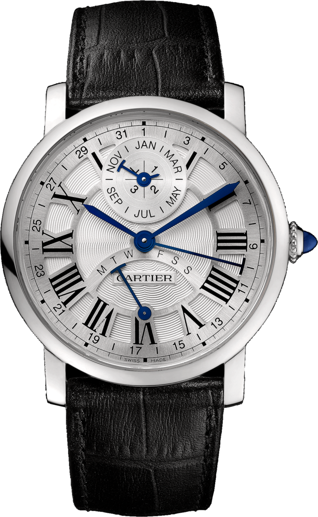 Cartier W1556218 : Rotonde de Cartier Perpetual Calendar White Gold / Silver