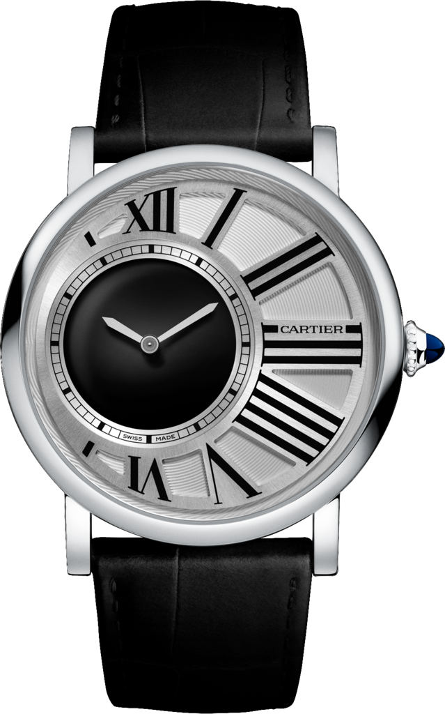 Cartier W1556224 : Rotonde de Cartier Mysterious Hour White Gold