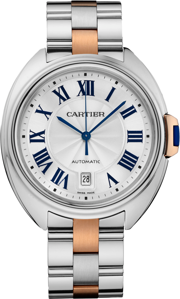 Cartier W2CL0002 : Clé de Cartier 40 Stainless Steel /Pink Gold / Silver / Bracelet