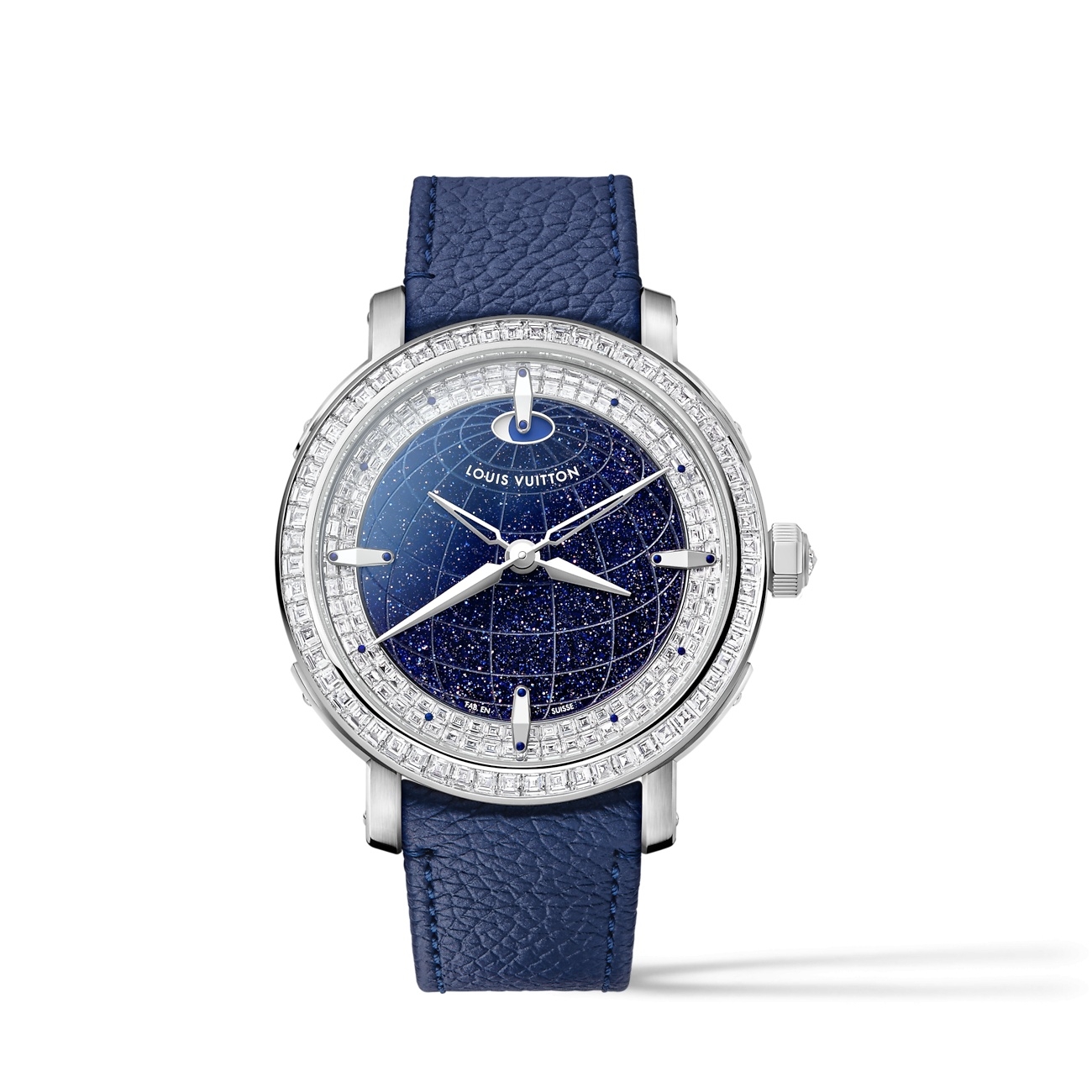 Louis Vuitton W3PT61 : Escale Twin Zone Platinum - Baguette / Blue Aventurine