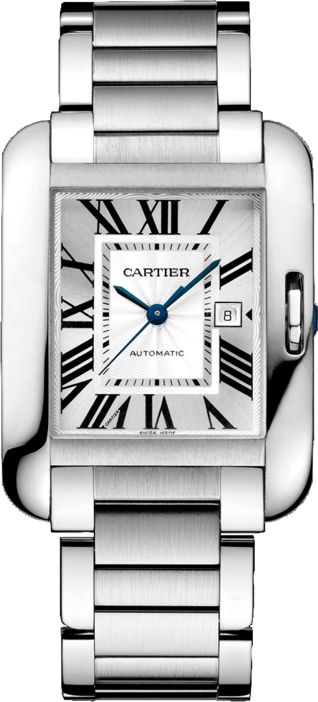 Cartier W5310009 : Tank Anglaise 29.8 Stainless Steel / Silver / Bracelet