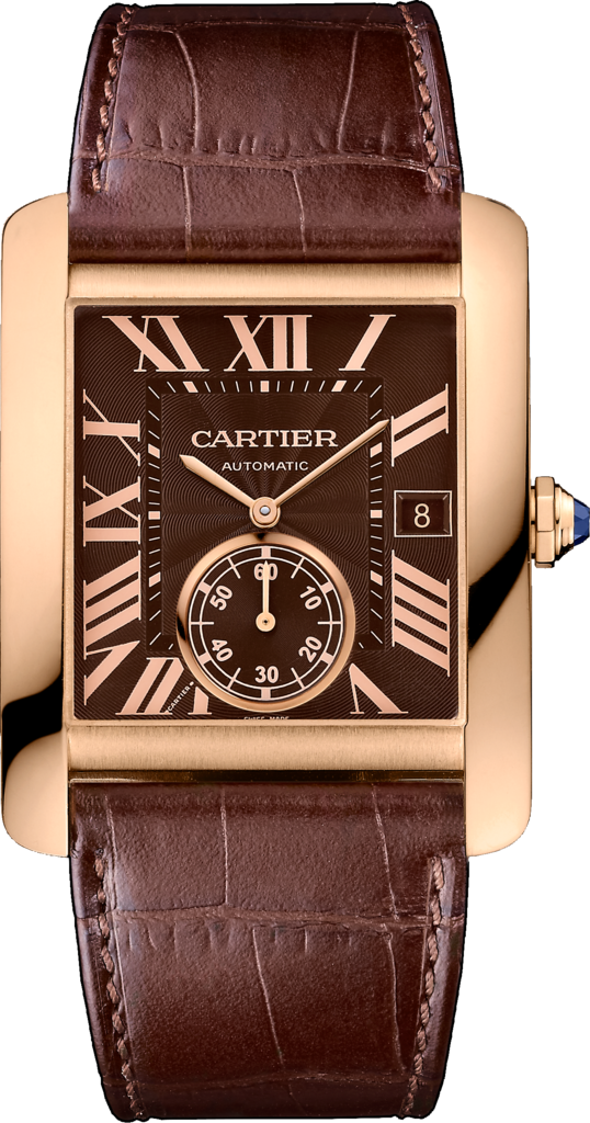 Cartier W5330002 : Tank MC 34.3 Pink Gold / Chocolate