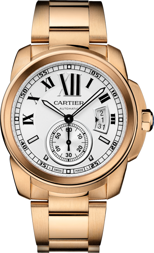 Cartier W7100018 : Calibre de Cartier 42 Pink Gold / Silver / Bracelet