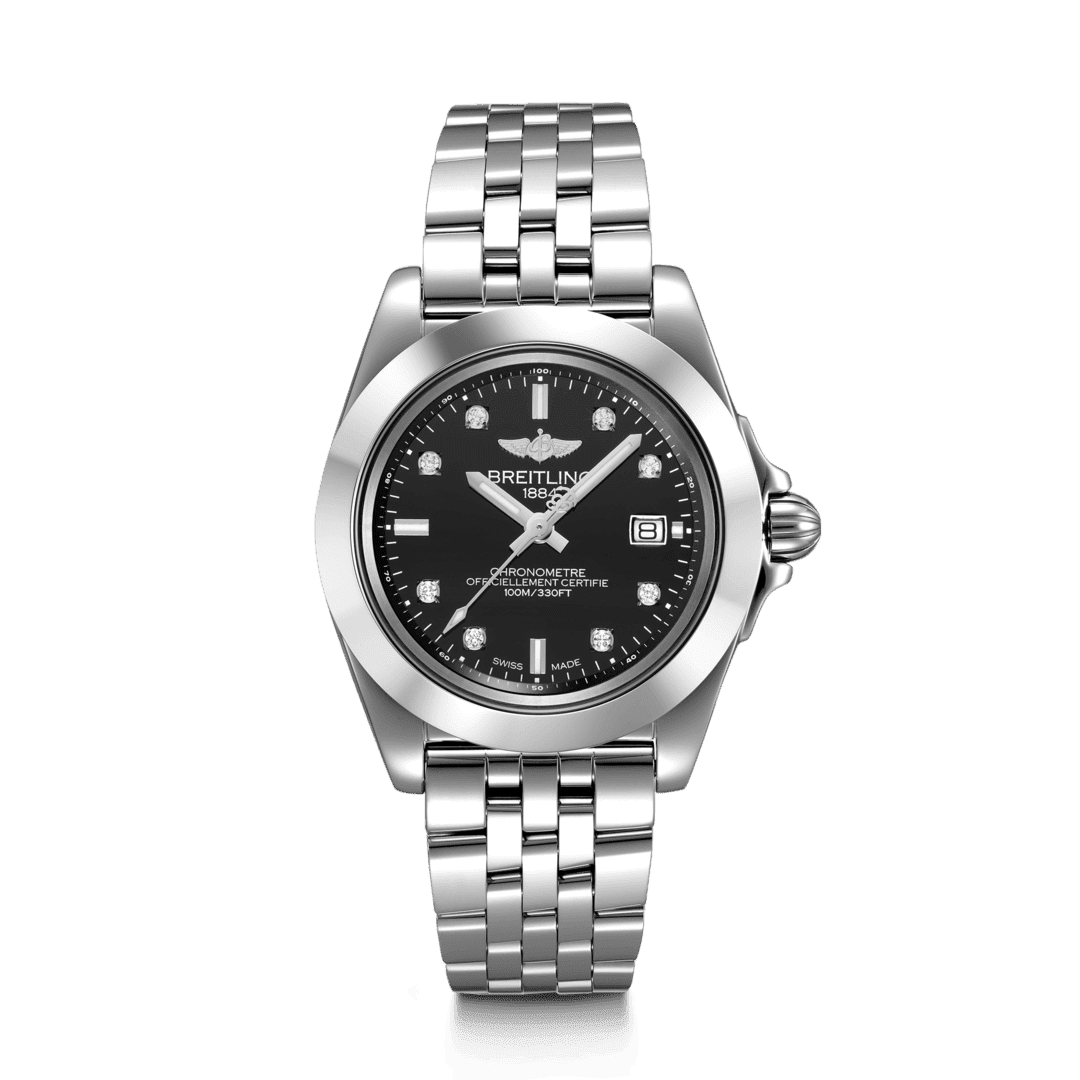 Breitling W71330121B1A1 : Galactic 32 Sleek Edition Stainless Steel / Trophy Black Diamond / Bracelet