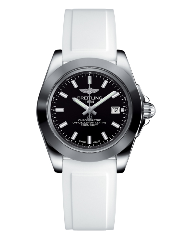 Breitling W7133012/BF62/164S/A14S.1 : Galactic 32 Sleek Edition Stainless Steel / Trophy Black / Rubber