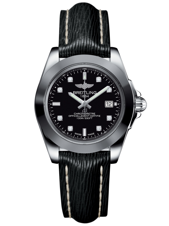 Breitling W7133012/BF63/208X/A14BA.1 : Galactic 32 Sleek Edition Stainless Steel / Trophy Black Diamond / Sahara