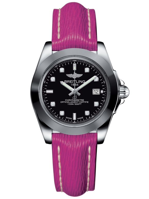 Breitling W7133012/BF63/241X/A14BA.1 : Galactic 32 Sleek Edition Stainless Steel / Trophy Black Diamond / Sahara