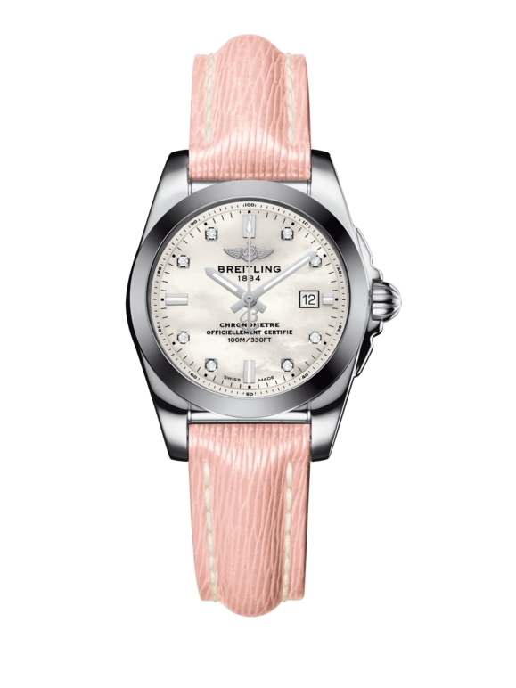 Breitling W7234812/A785/272X/A12BA.1 : Galactic 29 Stainless Steel / Pearl Diamond / Sahara