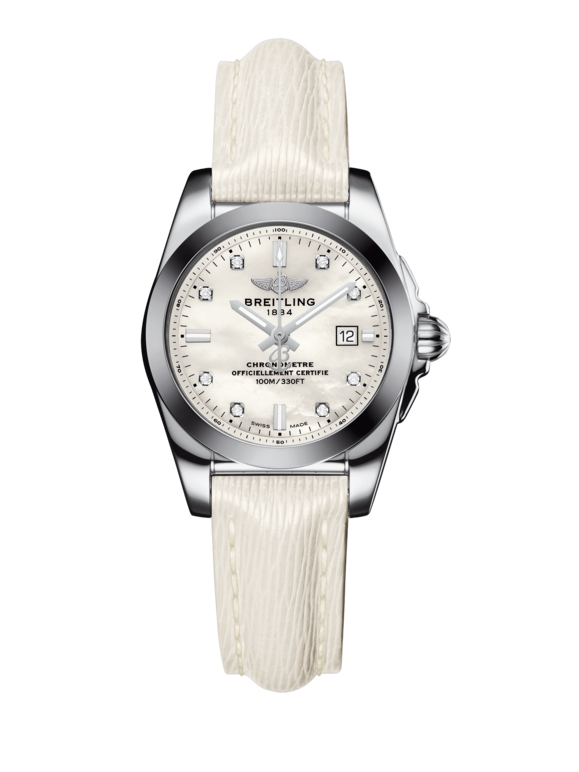 Breitling W7234812/A785/274X/A12BA.1 : Galactic 29 Stainless Steel / Pearl Diamond / Sahara