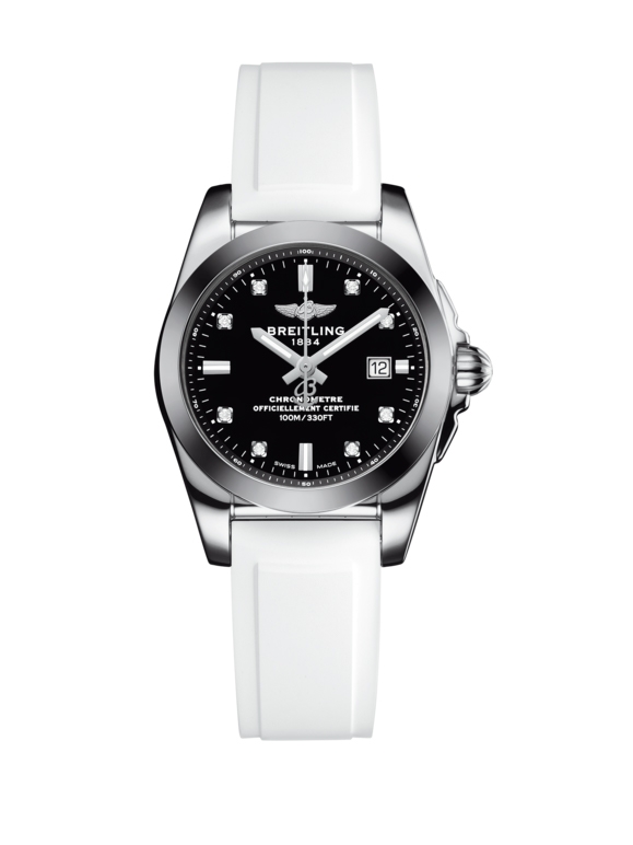 Breitling W7234812/BE50/249S/A12S.1 : Galactic 29 Stainless Steel / Trophy Black Diamond / Rubber