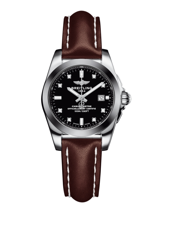 Breitling W7234812/BE50/484X/A12BA.1 : Galactic 29 Stainless Steel / Trophy Black Diamond / Calf