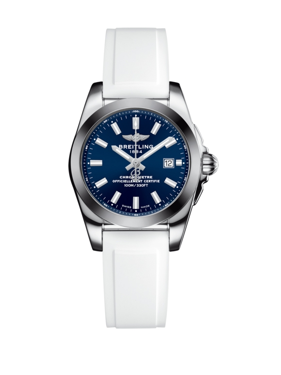 Breitling W7234812/C948/249S/A12S.1 : Galactic 29 Stainless Steel / Horizon Blue / Rubber