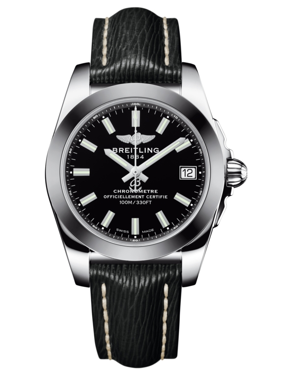 Breitling W7433012.BE08.213X : Galactic 36 Stainless Steel / SleekT / Trophy Black / Sahara