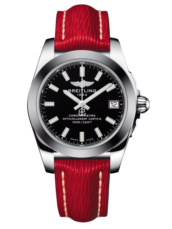 Breitling W7433012.BE08.214X : Galactic 36 Stainless Steel / SleekT / Trophy Black / Sahara