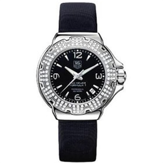 TAG Heuer WAC1214.FC6218 : Formula 1 Quartz 37 Stainless Steel / Diamond / Black / Fabric