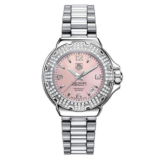 TAG Heuer WAC1216.BA0852 : Formula 1 Quartz 37 Stainless Steel / Diamond / MOP / Bracelet