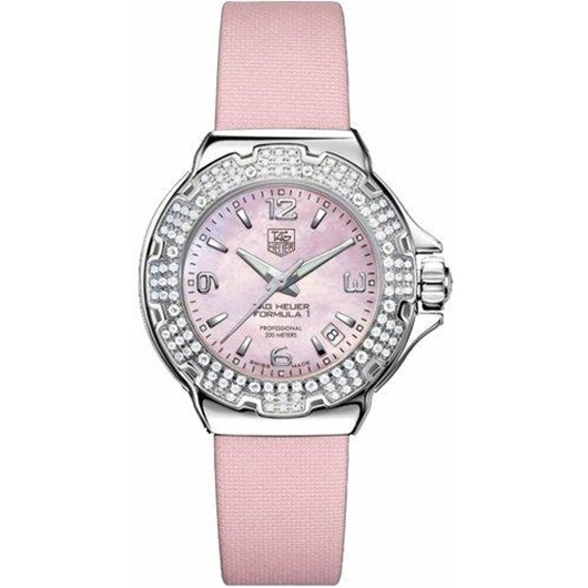 TAG Heuer WAC1216.FC6220 : Formula 1 Quartz 37 Stainless Steel / Diamond / MOP / Fabric