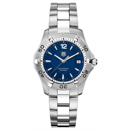 TAG Heuer WAF1113.BA0801 : Aquaracer 300M Quartz 38.4 Stainless Steel / Blue / Bracelet