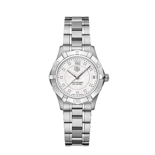 TAG Heuer WAF1312.BA0817 : Aquaracer 300M Quartz 32 Stainless Steel / MOP - Diamond / Bracelet