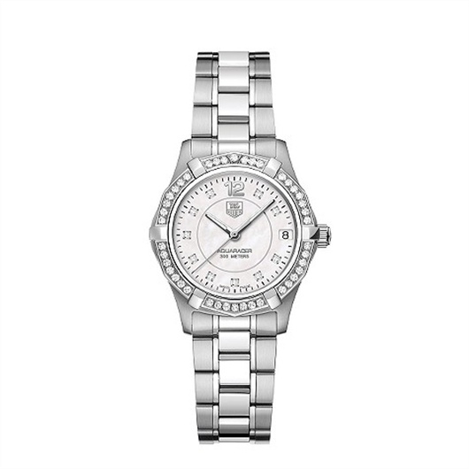 TAG Heuer WAF1313.BA0819 : Aquaracer 300M Quartz 32 Stainless Steel / Diamond / MOP - Diamond / Bracelet