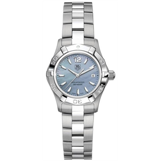 TAG Heuer WAF1417.BA0823 : Aquaracer 300M Quartz 27 Stainless Steel / Blue MOP / Bracelet
