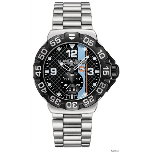 TAG Heuer WAH1013.BA0860 : Formula 1 Big Date 44 Stainless Steel / Gulf / Bracelet