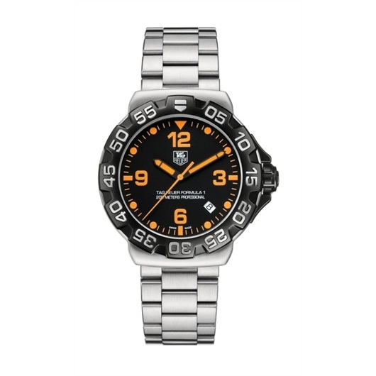 TAG Heuer WAH111.6BA0858 : Formula 1 Quartz 41 Stainless Steel / Black / Bracelet