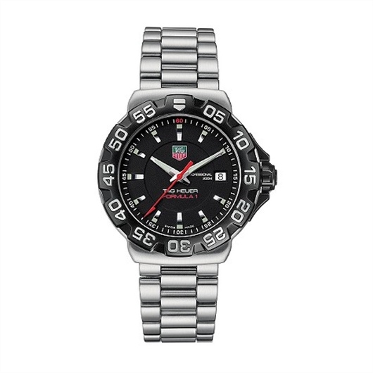 TAG Heuer WAH1110.BA0850 : Formula 1 Quartz 41 Stainless Steel / Black / Bracelet