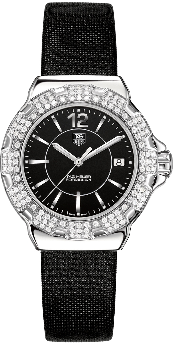 TAG Heuer WAH1217FC6218 : Formula 1 Quartz 37 Stainless Steel / Diamond / Black / Fabric