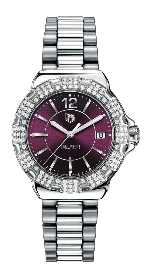 TAG Heuer WAH121B.BA0852 : Formula 1 Quartz 37 Stainless Steel / Diamond / Purple