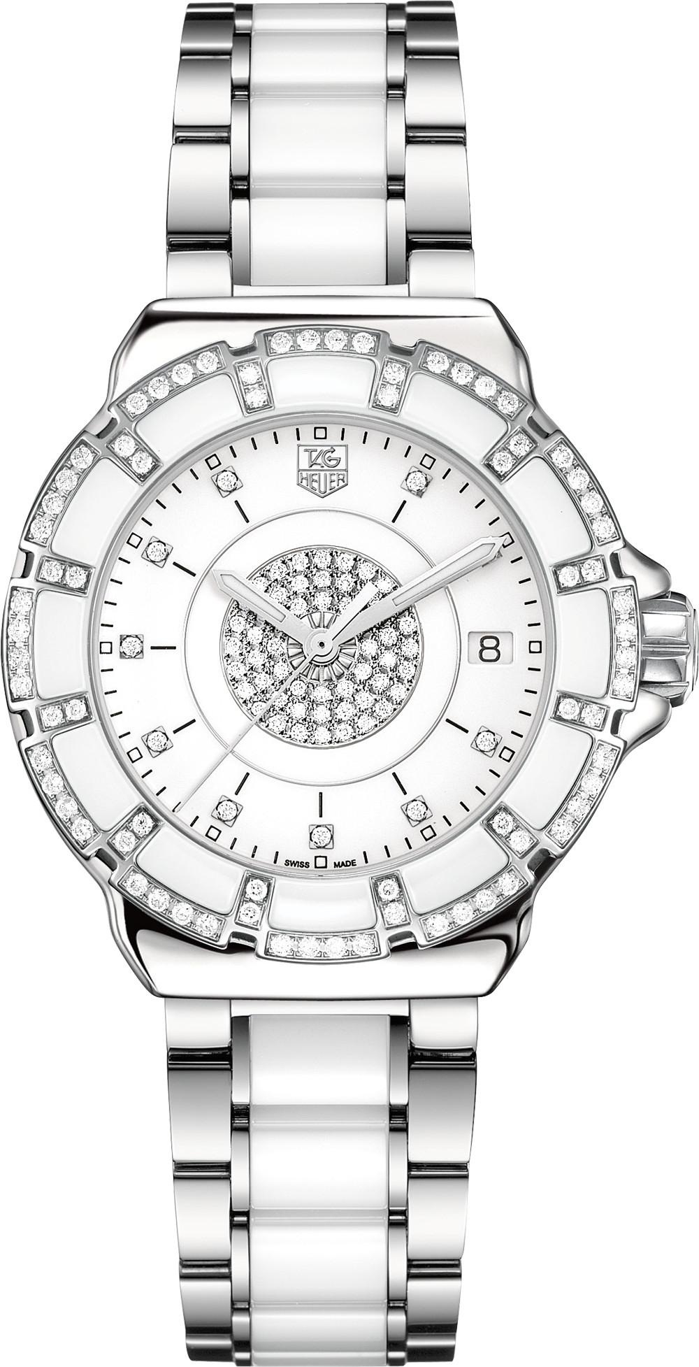 TAG Heuer WAH121D.BA0861 : Formula 1 Quartz 37 Stainless Steel / Diamond / White - Diamond / Bracelet
