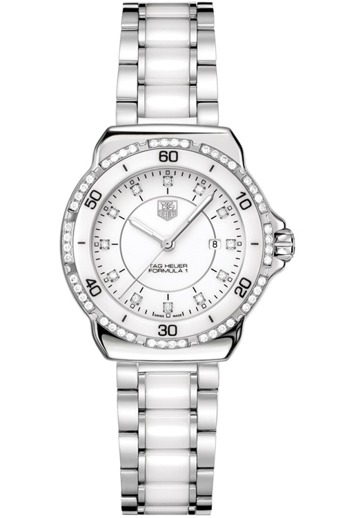 TAG Heuer WAH1313.BA0868 : Formula 1 32 Stainless Steel / Diamond / White / Bracelet