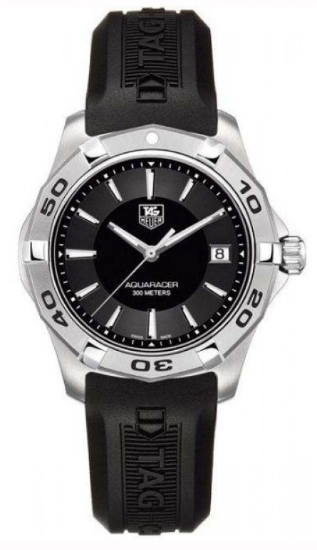 TAG Heuer WAP1110.FT6029 : Aquaracer 300M Quartz 39 Stainless Steel / Black / Rubber