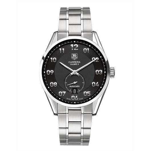TAG Heuer WAR2110.BA0787 : Carrera Calibre 6 39 Stainless Steel / Black / Bracelet